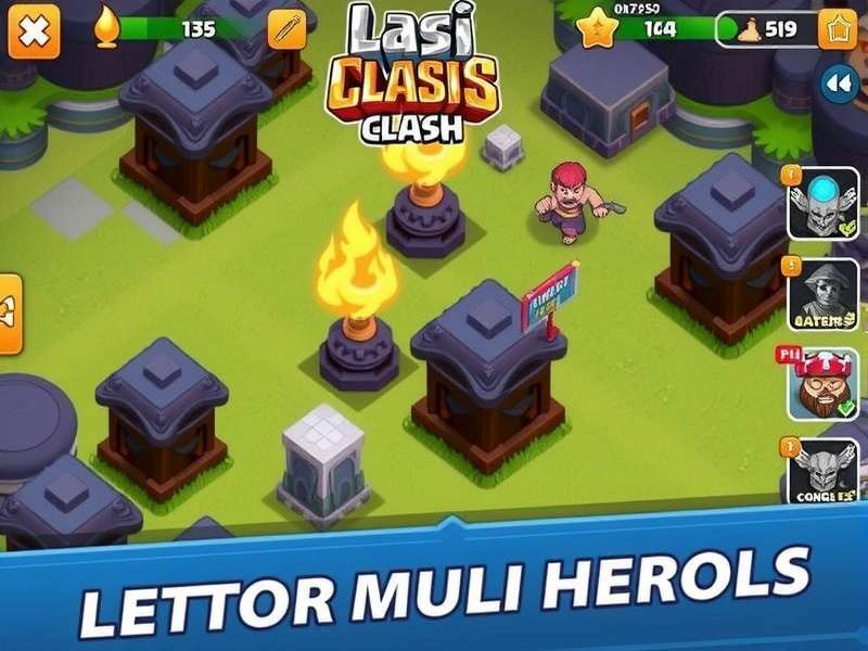Lassi Heroic Clash Battle Scene Lassi Heroic Clash Game Screenshot